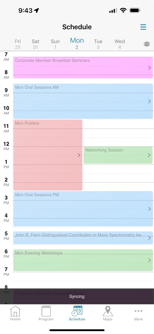 ASMS 2025 - The ASMS 2025 conference app,