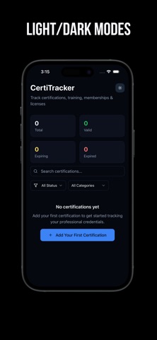 CertiTracker screenshot