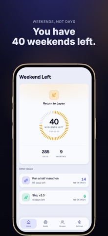 Weekend Left: Day Countdown Screenshot 1 of 6