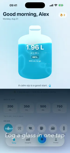 Hydria: Water Tracker screenshot 1