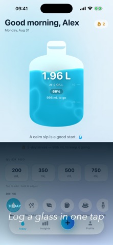 Hydria: Water Tracker Screenshot 1 of 4