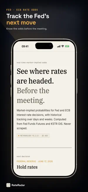 RateRadar: Fed Rate Tracker screenshot 1