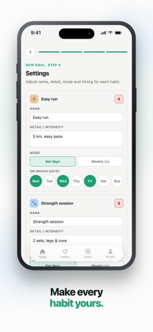 Habit Tracker - Improver iPhone screenshot