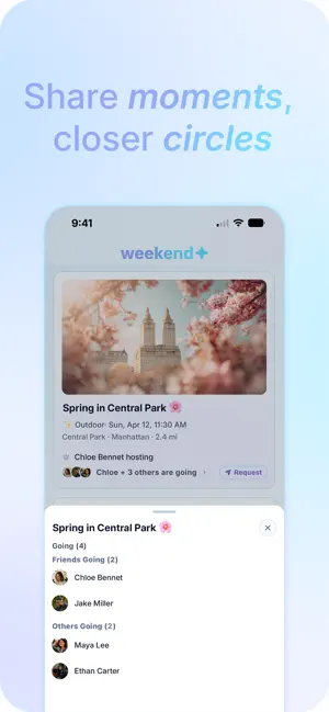 Weekend: Events with Friends screenshot 2