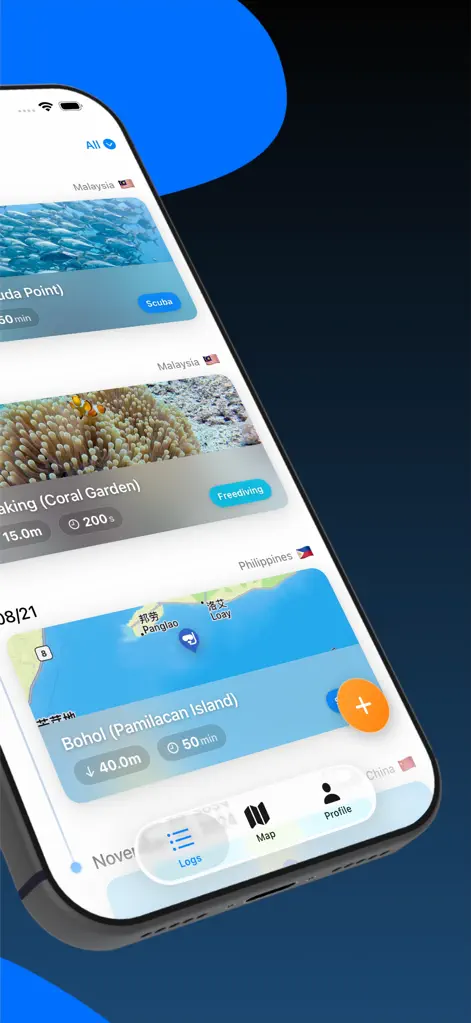 Dive Journey - Dive Tracker - Sports App | MWM