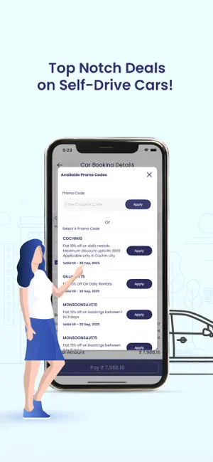 MyChoize-Self Drive Car Rental iPhone screenshot 5