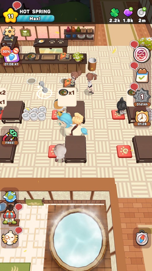 #5. Kawaii Hot Spring: Idle Tycoon (iOS) 由: NIKA LABS PTE. LTD