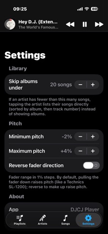DJCJ Player screenshot