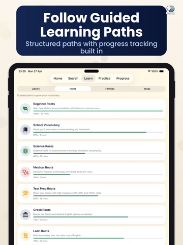 Vocab Roots by ChatStick iPad screenshot