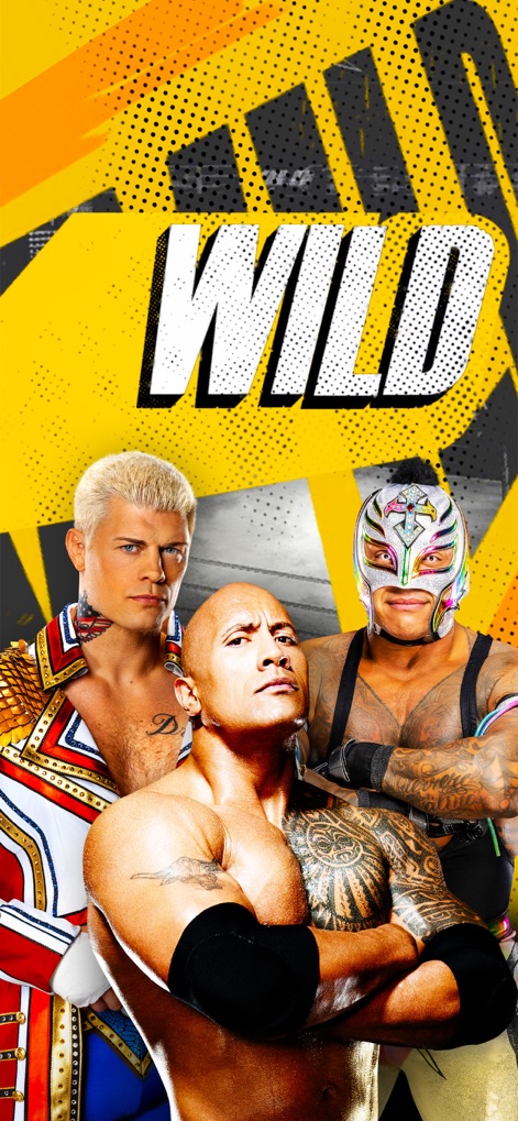 WWE SuperCard - Wrestling Game - This tool proudly features a star-studded lineup of WWE Superstars and Legends, including The Rock, Cody Rhodes, and Rey Mysterio.