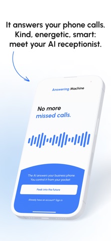 Answering Machine - Phone AI iPhone screenshot