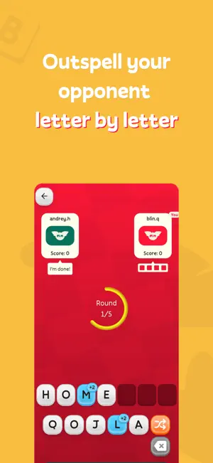 Gramblin: Online Word Battle screenshot 1