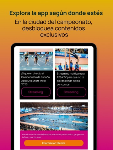 Campeonatos RFEA iPad screenshot 3