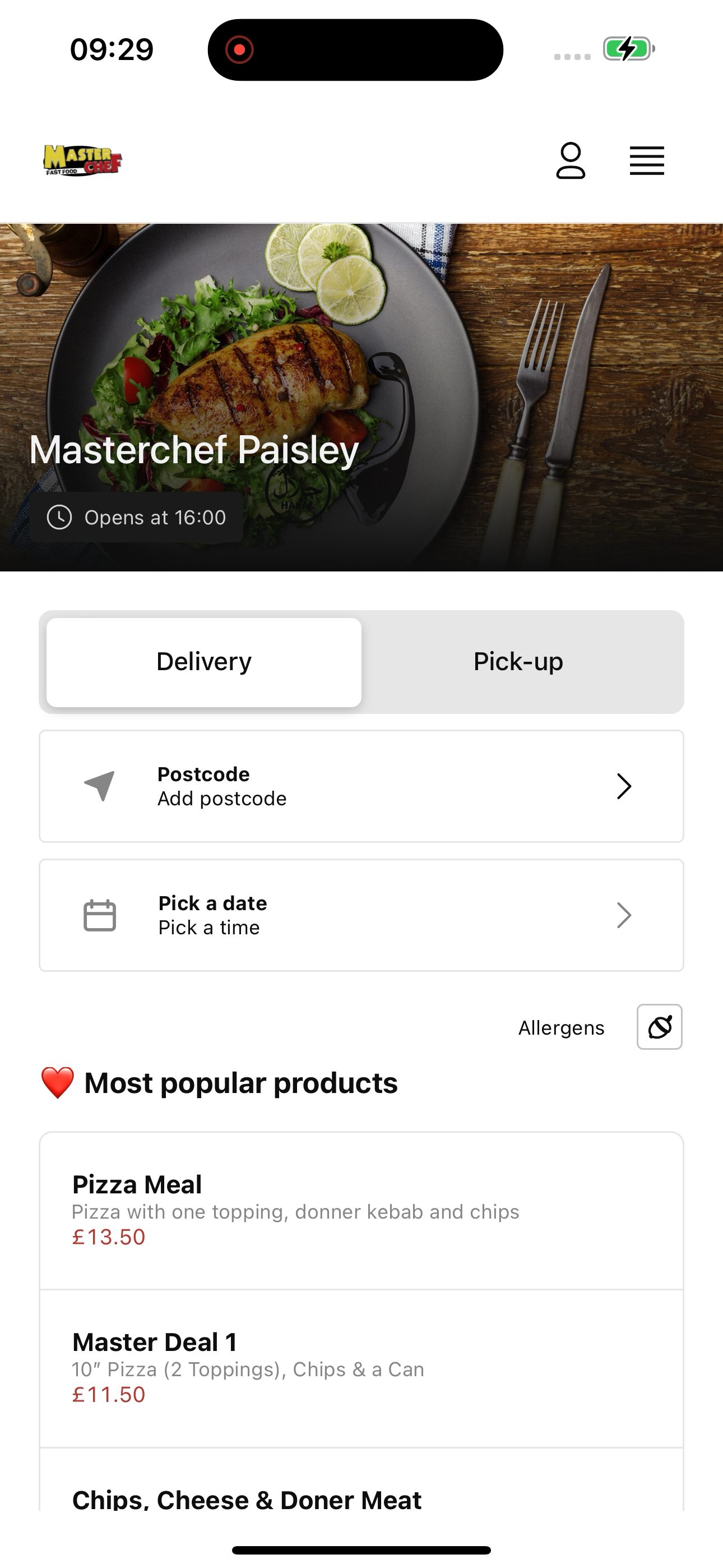 Masterchef Paisley UK