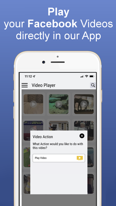 Screenshot #2 pour Video Player for Facebook