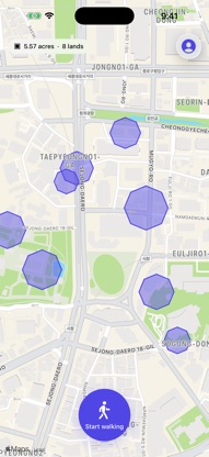 Plotta GPS: Territory Walk screenshot 1