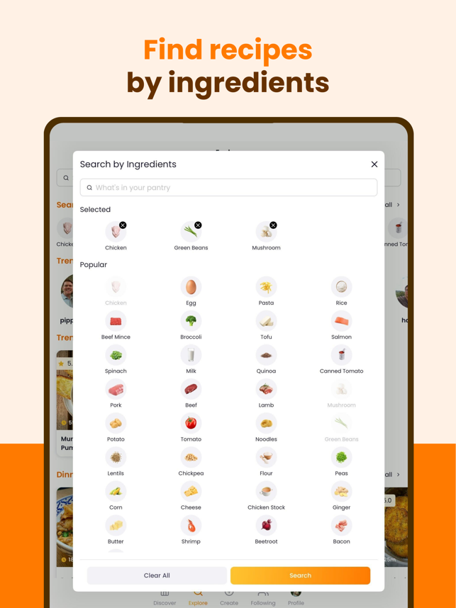 ‎ReciMe: Recipe Manager-skærmbillede