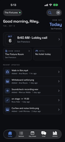 setlist.io screenshot 1