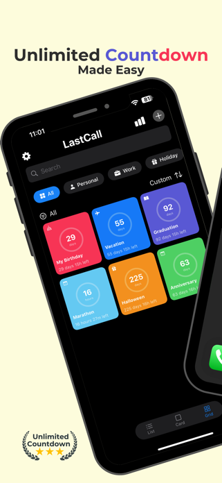 LastCall Countdown Timer Screenshot 1 of 4