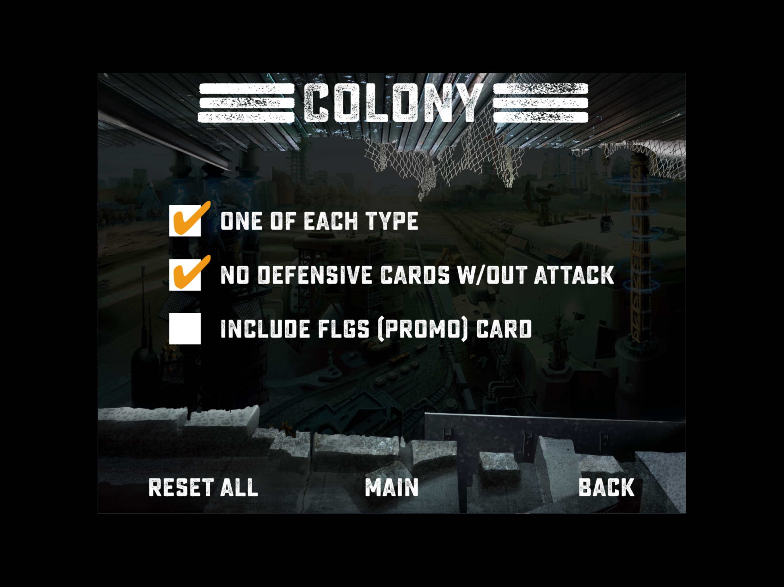 Colony Setup