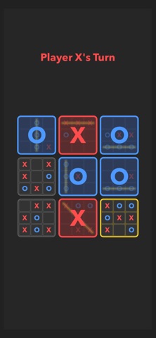 Tic-Tac-Toe²: Strategic Grid iPhone screenshot