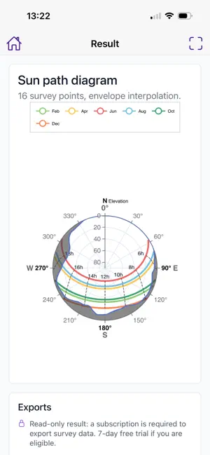 Solar Shading Survey screenshot 2