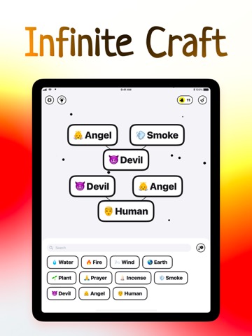 Infinite Craft - 錬金術。元素を混ぜるのおすすめ画像1