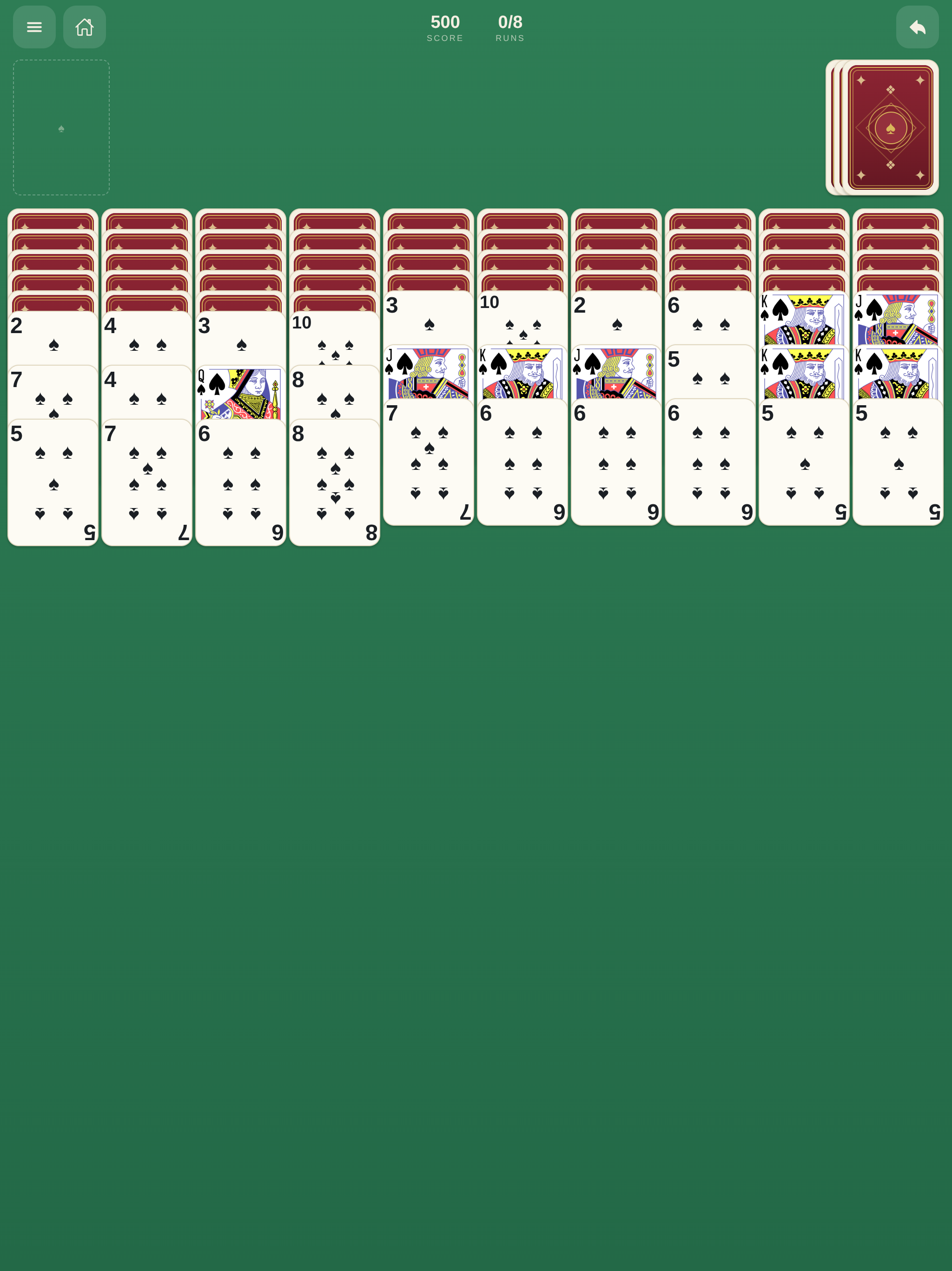 Spider Solitaire Classic8