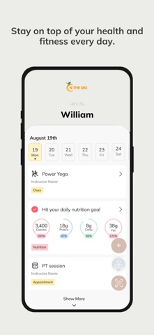 NTM Nutrition iPhone screenshot