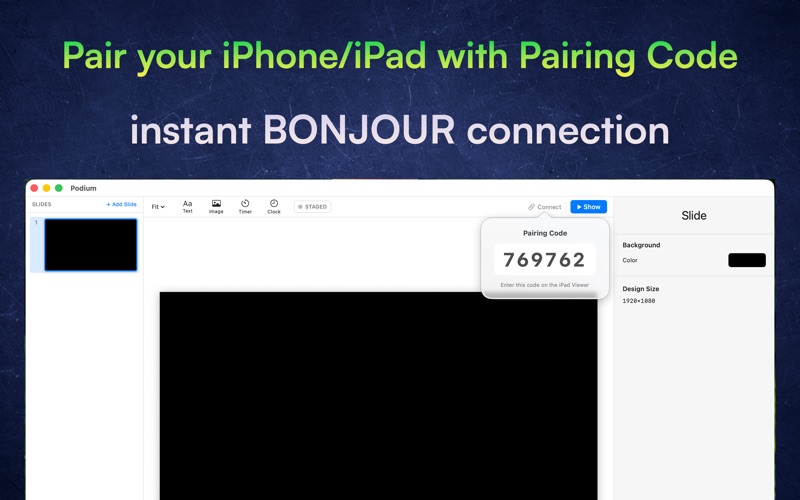 Podium | Presenter screenshot