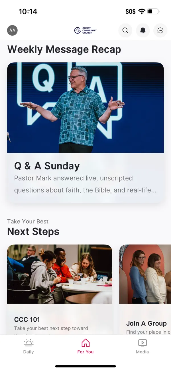 Screenshot #1 pour Christ Community Church Omaha