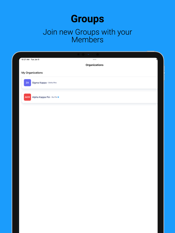 Roll Call - The App for Teams iPad screenshot 1 - Business app