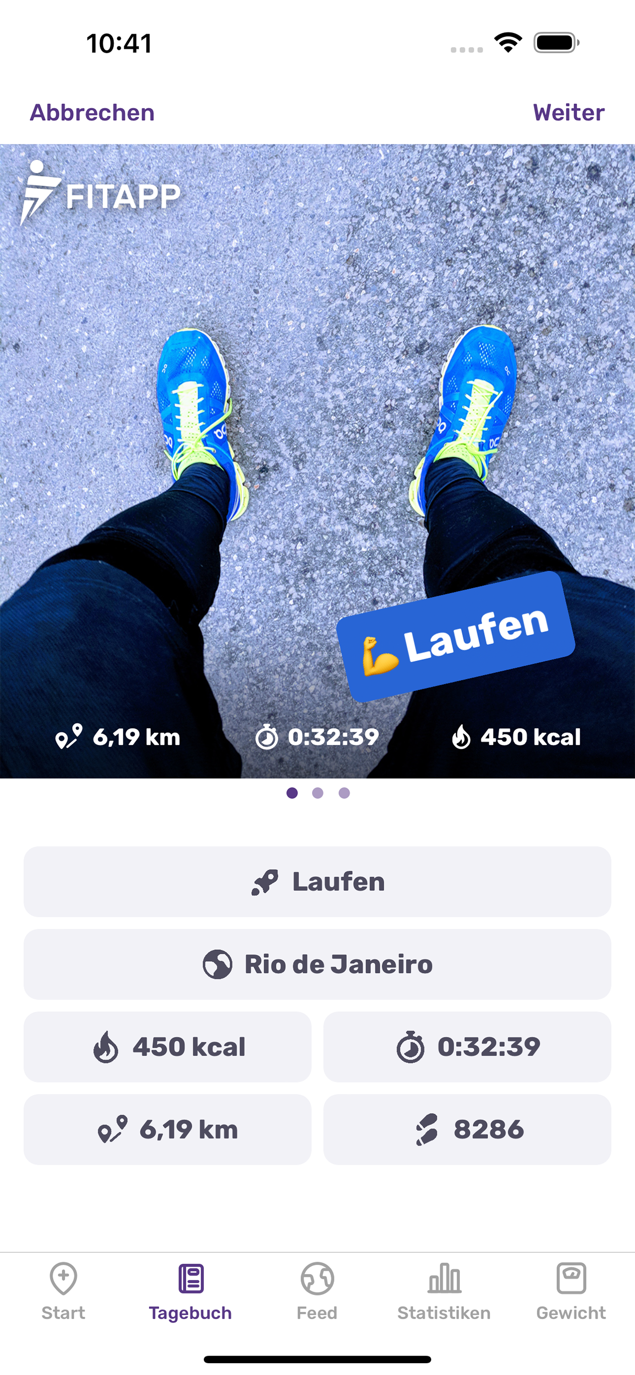 Lauf App & KM Zähler – FITAPP