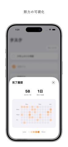 Orbit - 心地よいToDoリスト iPhone screenshot