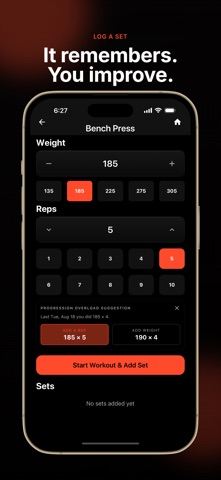 TIER: Gym Workout Log Screenshot 4 of 10