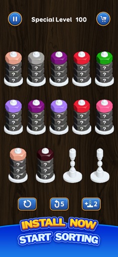Nut Sort Puzzle - Color Sort screenshot 8