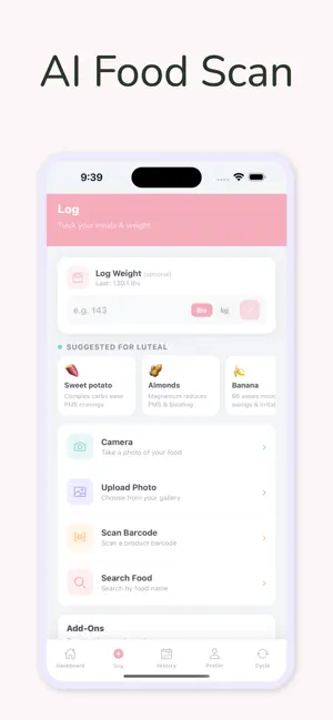 Solune: Cycle-Synced Nutrition screenshot 1