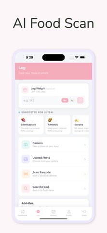 Solune: Cycle-Synced Nutrition Screenshot 1 of 6