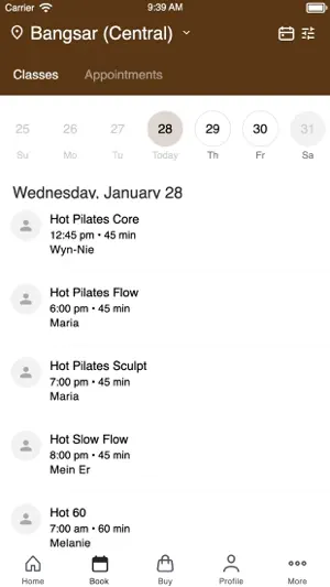 Urban Spring Pilates screenshot 2