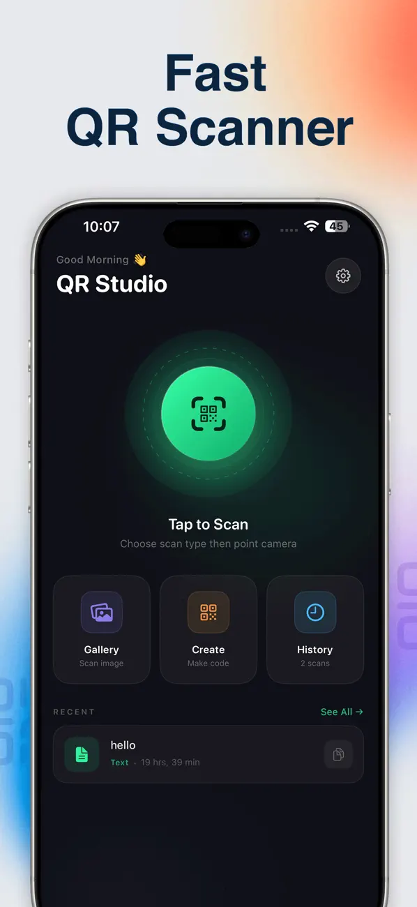 Screenshot #2 pour QR Scanner - Barcode Scanner
