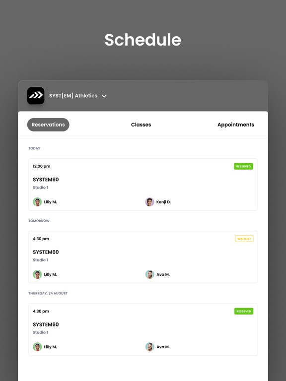 SYST[EM] Athletics iPad screenshot 5 - Health & Fitness app