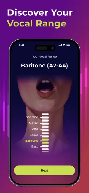 BeVocal: Singing tutor, lesson screenshot 2