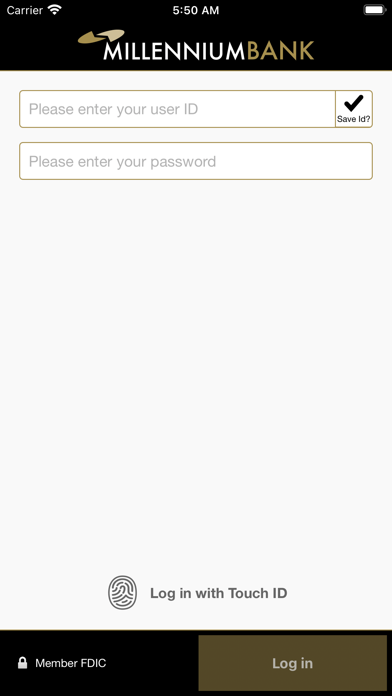 Millennium Bank Mobile Biz Screenshot