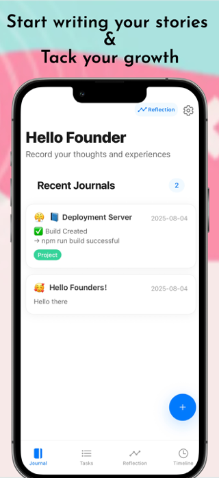 Startup Journal: AI Planner Screenshot 3 of 8