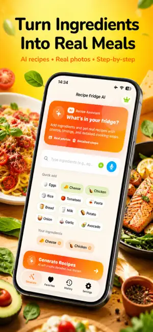 Recipe Fridge AI - Assistant screenshot 1