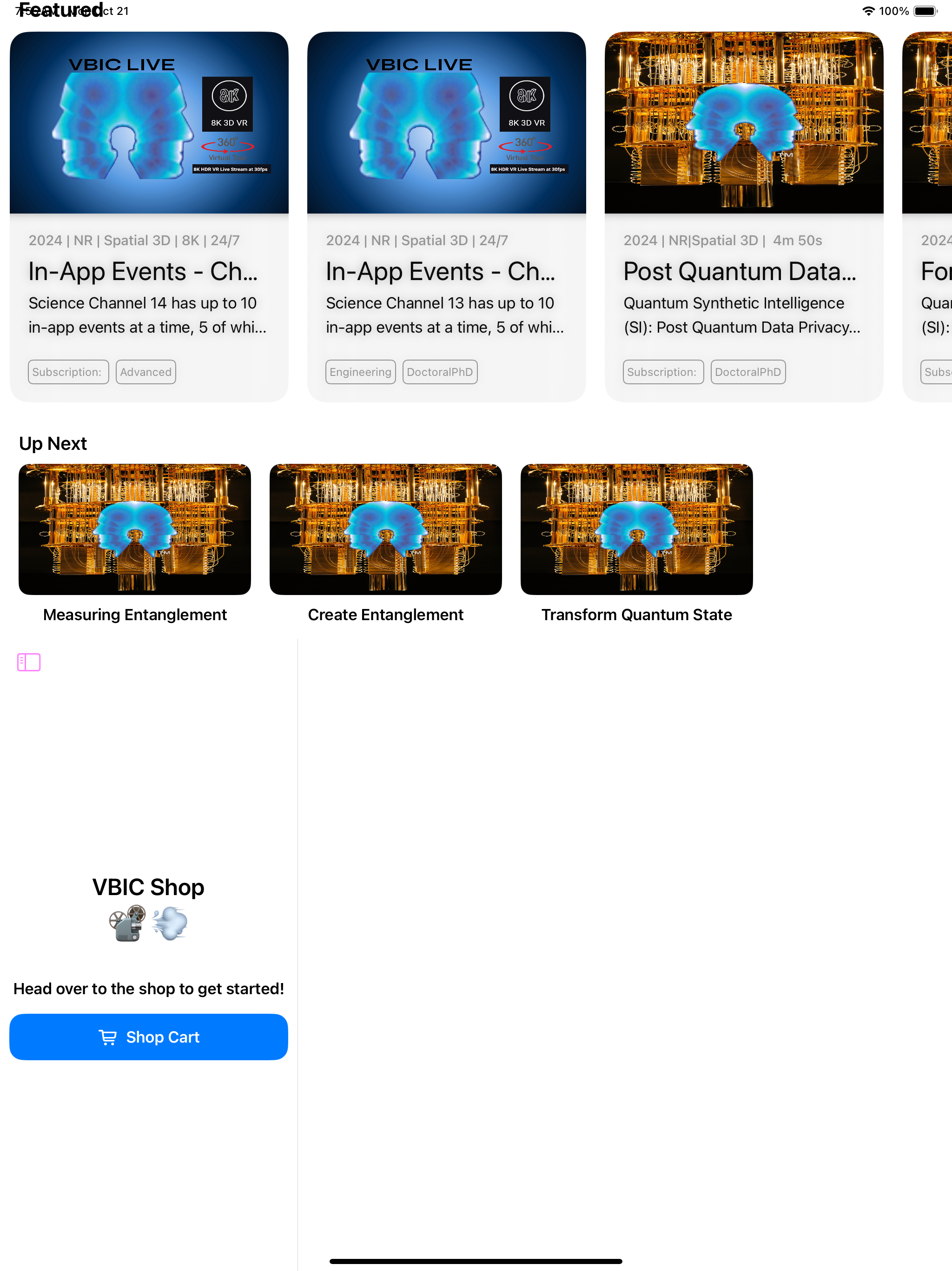 VBIC Science Channel