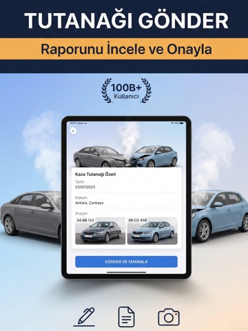 Kaza Tespit Tutanağı PDF Hızlı iPad screenshot