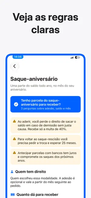 Guia do FGTS: Saque e Direitos screenshot 3