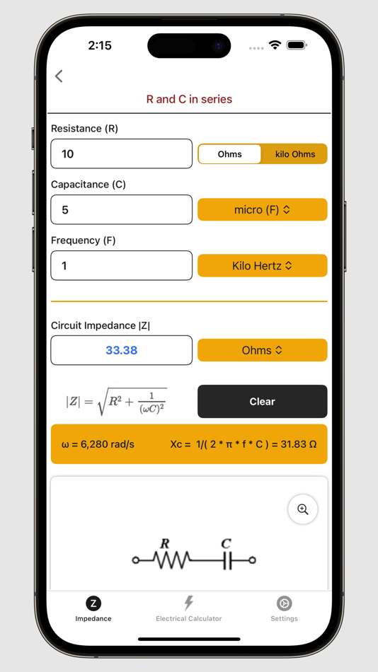 #4. Impedance Calculators (iOS) By: V PUGAZHENTHI