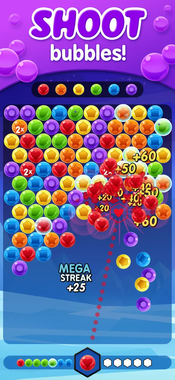 Screenshot #1 pour Bubble Cube 2
